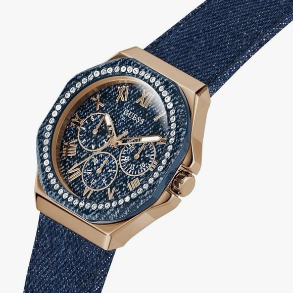 GUESS Denim Chronograph Watch - Picture 2 of 10
